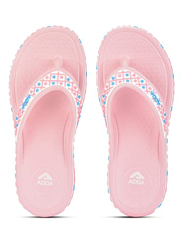 Image of Adda QUEEN-2 || Durable & Comfortable || Self-Design || Lightweight || Fashionable || EVA Sole || Soft Footbed || Solid || Thong Flip-flops for Women