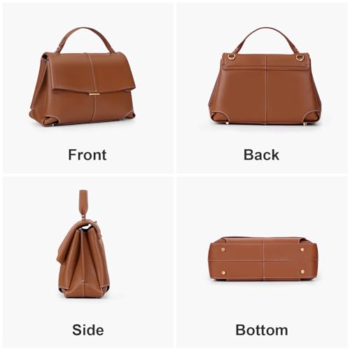 Top Handle Bag Handbags Large Faux Leather Satchel Bags for Women Luxury Designer Business Crossbody Work Tote Purse