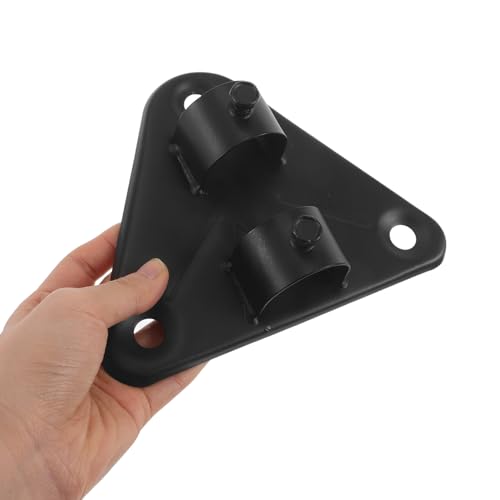 Support mural ventilateur industriel Veemoon en fer robuste noir - 5