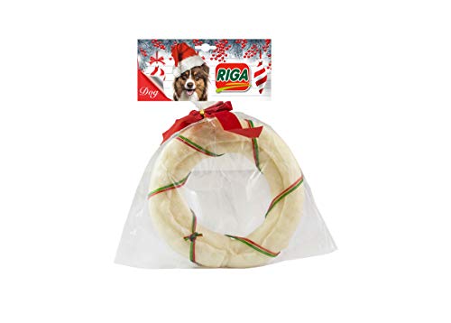 Riga Weihnachten Kauring (Donut) für Hund, 2er Pack (2 x 150 Grams)