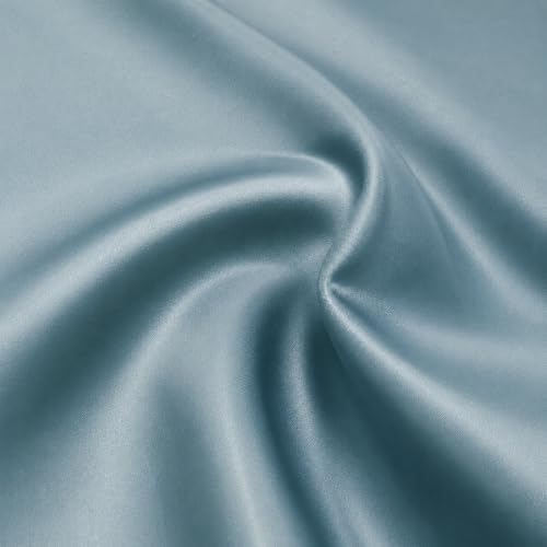 Image of HOMEMONDE 100% Bamboo King Size Flat Bedsheet with 2 Pillow Covers | 300 TC Luxury Cooling Bed Sheet | Ultra Soft, Breathable & Moisture Wicking | (Bahamas Blue, 108x108 Inches)