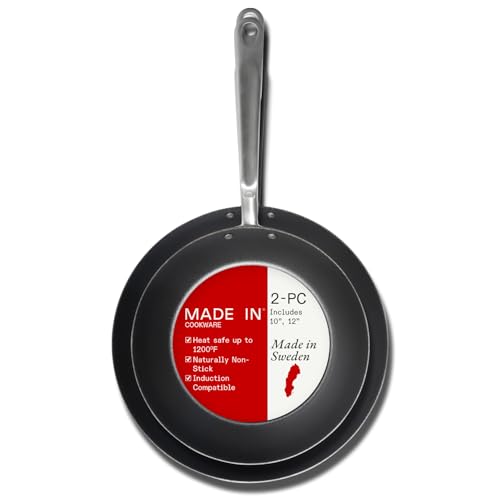 Made In Cookware 2-Piece Blue Carbon Steel Frying Pans