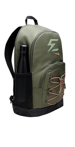 Nike 3BRAND Kids Blitz Bungee Backpack for School, Medium Olive - image 3