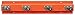 Mop and Broom Holder, Safety Orange, SS
