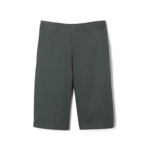Image of French Toast Boys' Adjustable Waist Stretch Flat Front Shorts (Standard & Husky) for School Uniform