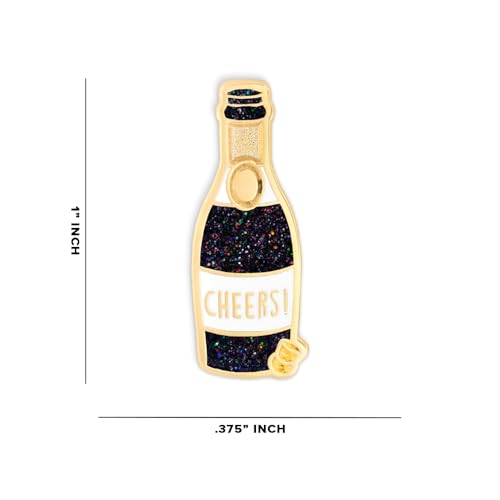 Image of PinMart's Champagne Bottle Pin