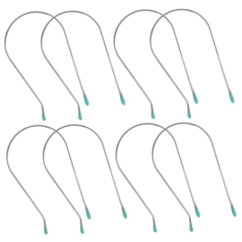 WEKADRIN 8 Piezas Pinzas para Rulos Térmicos de Acero Inoxidable Clips Sujetadores para Rodillos de Pelo para Estilizado Profesional Casa