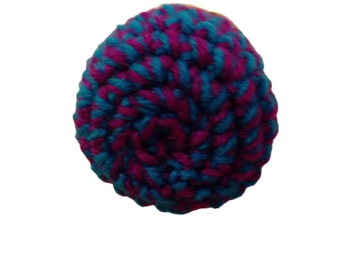 Door Knob Cover Purple Blue Keys Security Retro Toddler Crochet Handmade