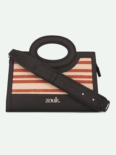Image of ZOUK Zoe Sling Bag | Stylish Women's Crossbody Bags | Purse | Detachable Strap | Water-Resistant | Trendy Girls Side Bag | Compact & Chic