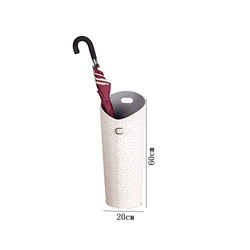 Porte-parapluie en cuir design GWDJ pour un hall d'hôtel raffiné
