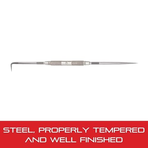 Pointe à tracer Starrett 67b à double pointe en acier pour traçage net - 5