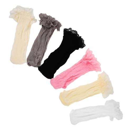 Calcetines con volantes para mujer estilo princesa ideal para vestidos cortos