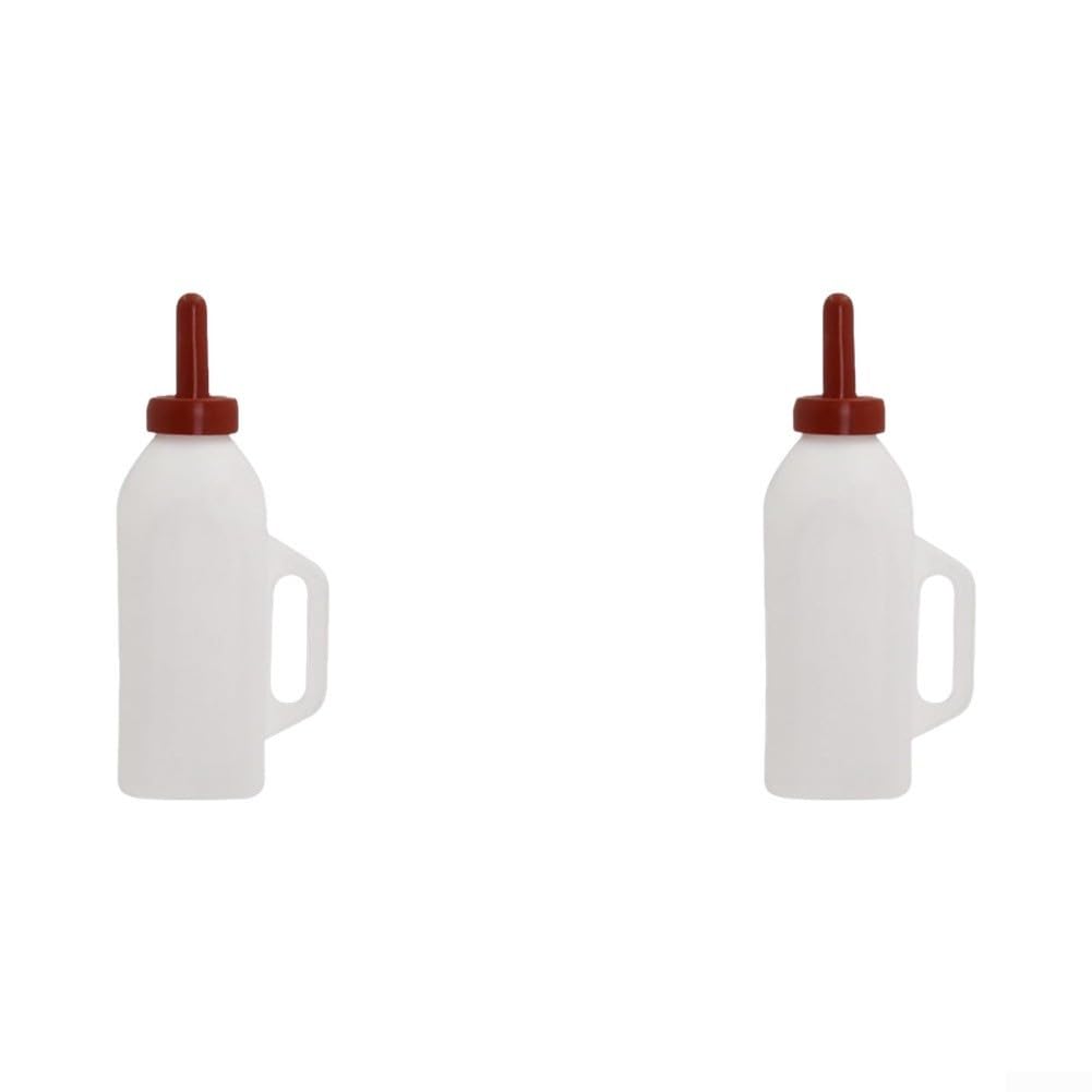 Biberon Agnelli 2L Plastica per facile Biberon Agnelli 2L Plastica(2pcs) | Capacità 2 litri, plastica urti, per ideale per vitelli e agnelli, riduzione rabbocchi frequenti