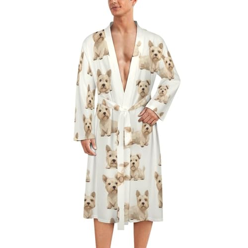Peignoir de bain homme idéal pour offrir un vêtement de nuit léger imprimé