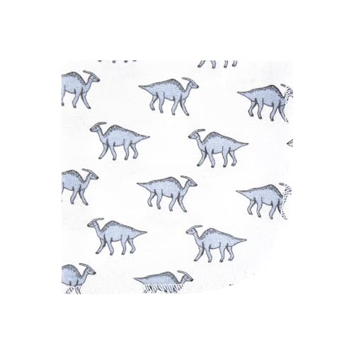 Image of Hudson Baby Unisex Baby Flannel Cotton Poly Washcloths, Boy Dino World 10Pk, One Size