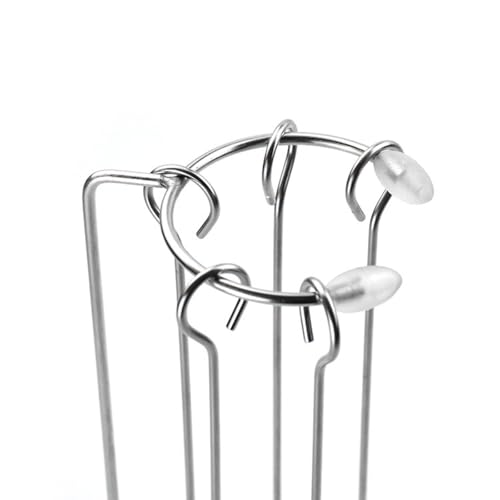 Brochettes pour brochettes de barbecue en acier réutilisables avec support de grillade