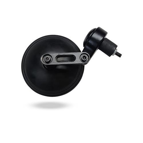 Image of Handle bar Mirror Bar End Rear View For Jawa all Models (Handlebar Mirror Round)