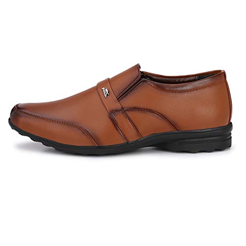 Image of Faux Leather Black Formal Shoes for Men