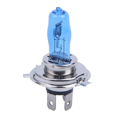 Bombillas H4 6000K súper brillante de alta potencia 12V con acabado xenón para óptica de coche 4