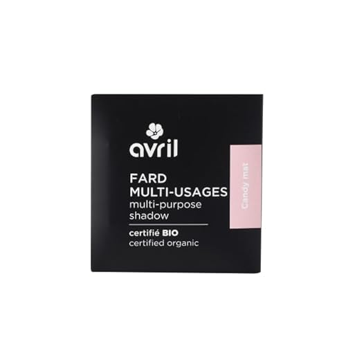 Avril - Fard Multi-Usages Bio - Texture Douce et Soyeuse - Sourcils, Joues, Visage - Vegan, Certifié Bio Ecocert - Fabriqué en France - Recharge 2,5g