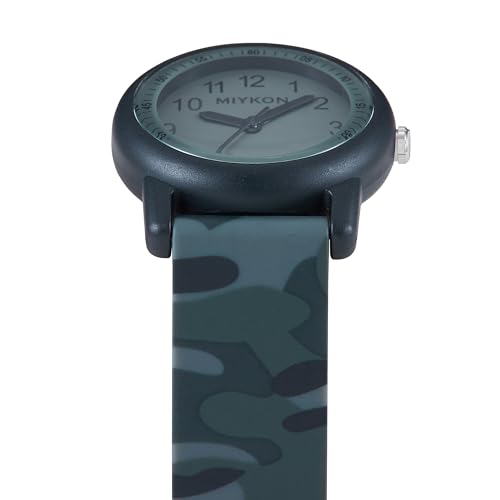 Image of Miykon Kids Watches for Boys and Girls - Educational Time-Telling Gift for Kids Aged 3-15, Toddlers, Preschoolers, and School-Aged Children - Easy to Read Analog Watch, Soft Resin Band, Japanese Quartz, 100M Water Resistant
