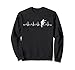 Pouls d'escalade EKG pour grimpeur Sweatshirt