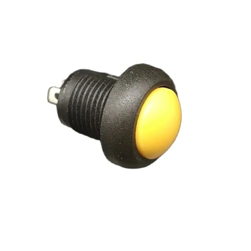 Interrupteur électrique momentané autobloquant 12mm bouton poussoir - 2