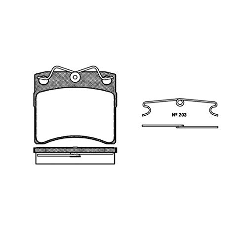 Roadhouse 2385.00 Set Di Pastiglie Freno