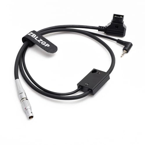 ZBLZGP Run/Stop FX6 - Cable de alimentación de arranque para Sony CineAltaB Burano ARRI Cforce RF Hi5 Motor/Cmotion Crro CAM 7 pines a Dtap y LANC 2,5 mm