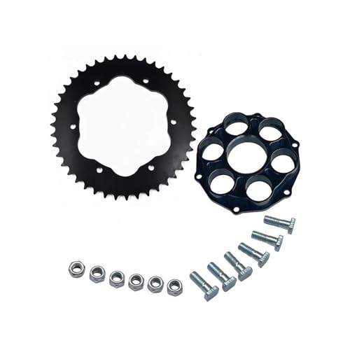 Pignon arrière de moto haute précision 41T avec support noir anodisé pour châssis V4 et 1200