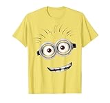 Despicable Me Minions Bob Smiling Face Graphic Short Sleeve T-Shirt