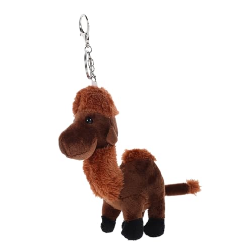 UPKOCH Camel Keychain Decorative Bag Pendant Plush Key Chain Wristlet Wallet Key Chain Backpack Keychains Camel Shape Key Chain Bag Hanging Pendant Phone Chain Wristlet Car Keychain Cute