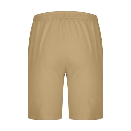 Men Board Shorts Casual Summer Baggy Bermuda Linen Shorts Drawstring Resort Surf Beach Vacation Clothes4