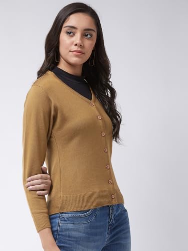 Image of Pivl Womens Winter Season V Neck Full Sleeves Sweater /Cardigan