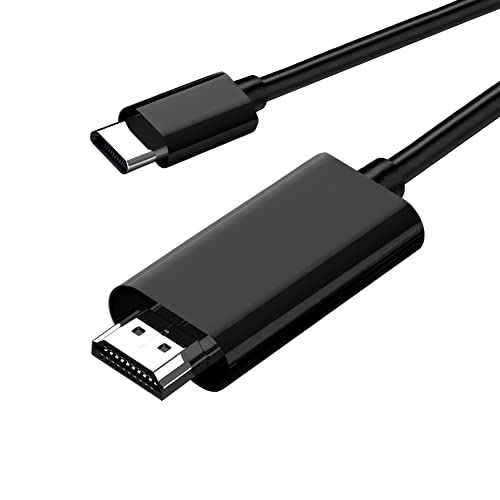 Mindorlen USB-C to HDMI Cable 6ft - 4K for Monitor & Mac, USB-C to HDMI Adapter for Chromebook & iPad Pro