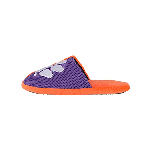 Image of FOCO Oklahoma Sooners NCAA Mens Team Logo Staycation Slippers