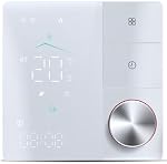 Zerodis Smart Thermostat for Floor Heating Thermostat Wireless Internet AI Smart Learning APP Control Programmable with LED Touch (White)