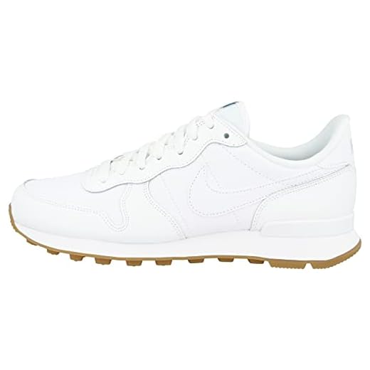 Nike Internationalist, Zapatillas para Mujer, Blanco (White/White-White-Gum Light Brown 103), 38.5 EU