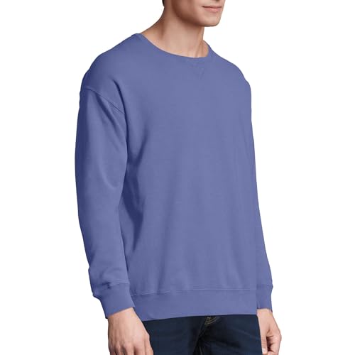 Image of Garment-Dyed Crewneck Sweatshirt by ComfortWash by Hanes