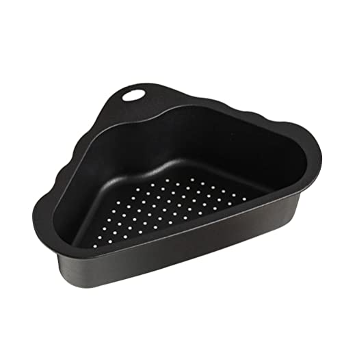 Colador triangular de acero inoxidable para fregadero