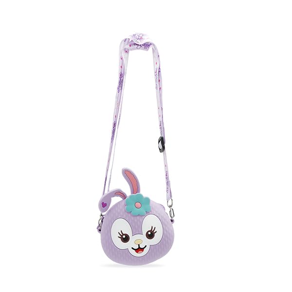 Purse For girls, Mini Adorable Stella-Lou Silicone Sling Shoulder Bag For Girls: Durable, Adjustable Strap, Vibrant Purple Kids Cartoon Handbag For Keys, Coins, Snacks - Perfect Girl Gift