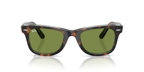 Image of Ray-Ban Rb2140f Original Wayfarer Low Bridge Fit Square Sunglasses for Men for Women