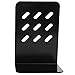 Bookend Organizers, Black Metal Bookend Trwałe nie zaszkodzi Twoim książkom do szkoły Wystrój stołu domowego na książki Filmy DVD,(Para czarnych dziewięciu pałaców (dwie sztuki))