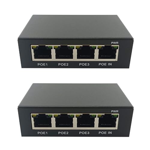 Extension POE Gigabit 4 ports pour corriger les pertes de signal de caméra IP