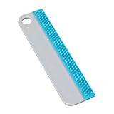 Tyenaza Glass Scraper, Water Blade Efficient Cleaning Multipurpose Long Lasting Small Portable Car Squeegee for Window Glass(Blue Gray)