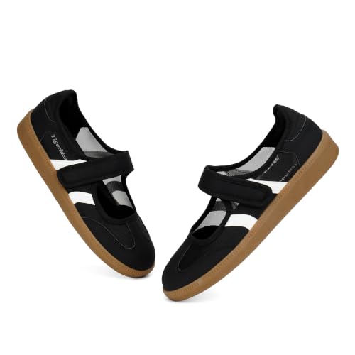 Image of Tigeridea Sneakers for Women Comfortable Business Casual Tennis Shoes Lightweight Slip on Footwear Women's Fashion Retro Sneakers