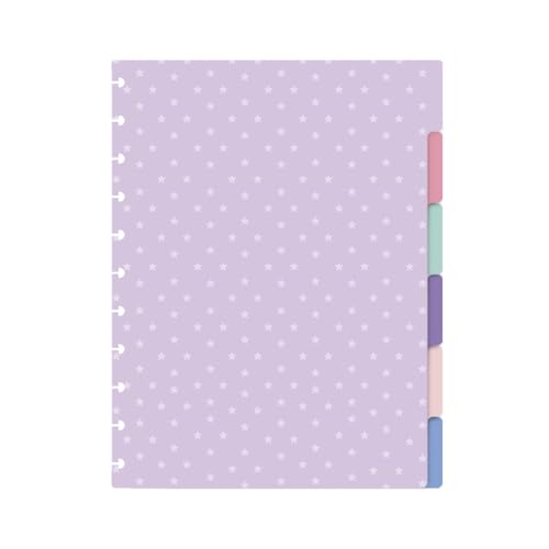 Divisórias Iscool P/Caderno De Disco G Coleções Colors Sweet