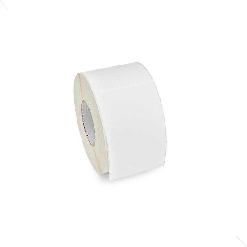Zebra’s Thermal Transfer Label Paper 4"x 6" Z-Select 4000T 3" Core. | 950 Labels per Roll 4 Rolls per Case Top Coated Paper Perforated 8" Outer, Permanent Acrylic Adhesive, White. 72294