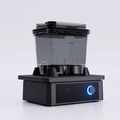 Machine de nettoyage pour imprimante 3D, lavage oscillant de bureau avec 2 boîtes de nettoyage, port de vidange encliquetable, sans immersion pour modèles d'impression 3D