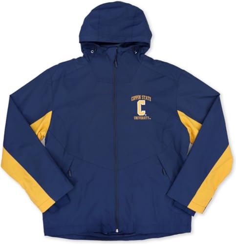 Big Boy Coppin State Eagles S8 Mens Windbreaker Jacket [Navy Blue] - ID#63895-115-207-0-0